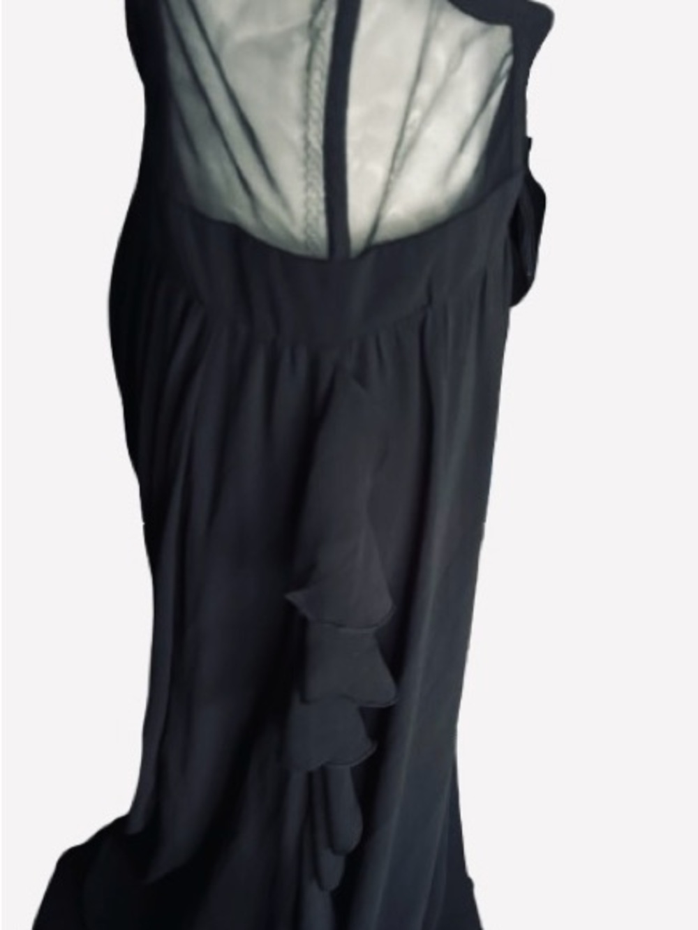 Incredible!!! Sheer Corset PatBo Gown Dress Formal Corset Illusion Floral Large - Picture 11 of 16